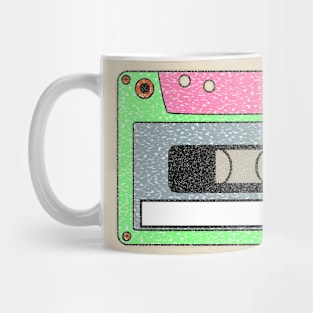 Cassette Tape Name Tag Mug